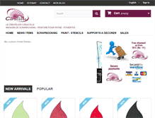 Tablet Screenshot of createliercaracolle.be